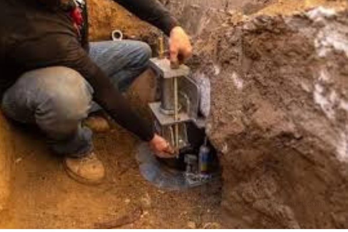 Tilting Chimney Repair in Shreveport LA: Causes, Fixes & Costs 2 Installing a steel pier bracket under a chimney footing